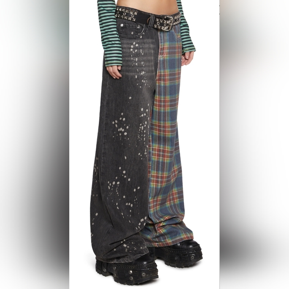 DOLLS KILL~Current Mood~ Too Punk Denim Jeans